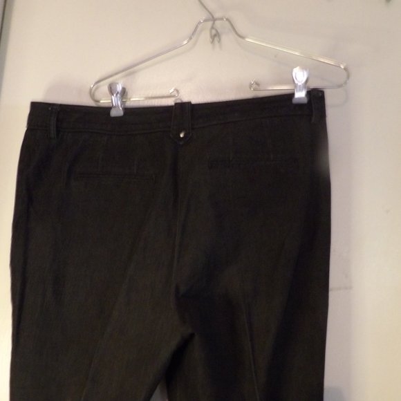 Larry Levine Black Wash Capri Stretch Jeans Sz 14 - Picture 5 of 6